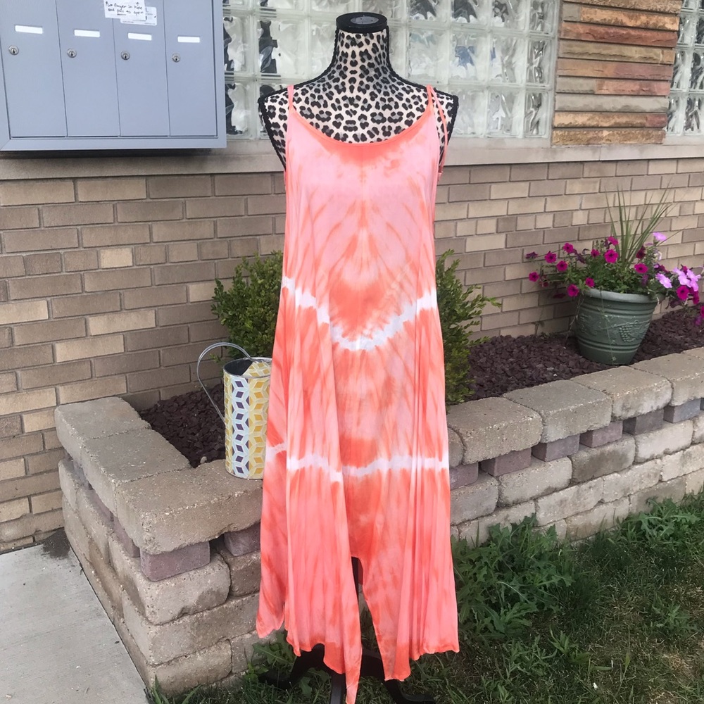 Raviya Tie Dye Pullover Swimsuit Cover up Dress